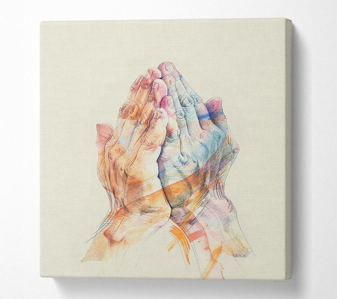  A Canvas Print of Hands Of Hope Canvas Print