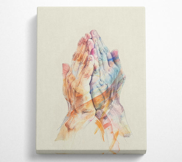  A Canvas Print of Hands Of Hope Canvas Print