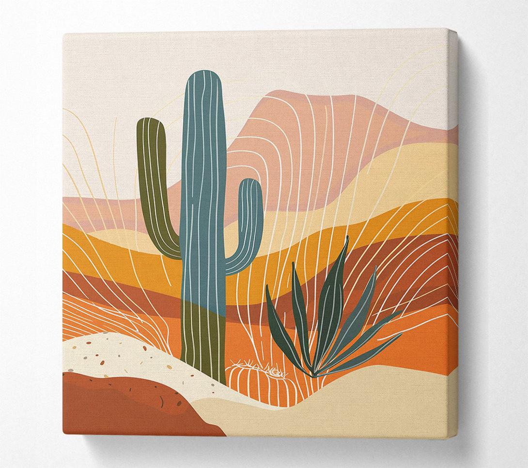  A Canvas Print of Desert Bloom Canvas Wall Art