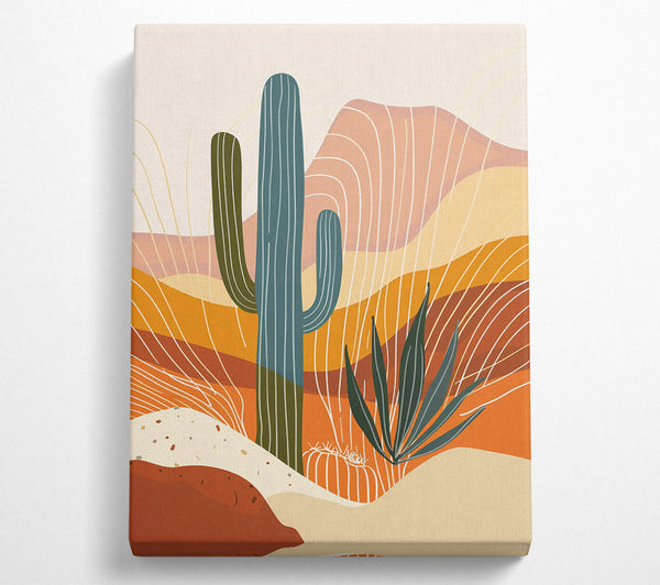  A Canvas Print of Desert Bloom Canvas Wall Art