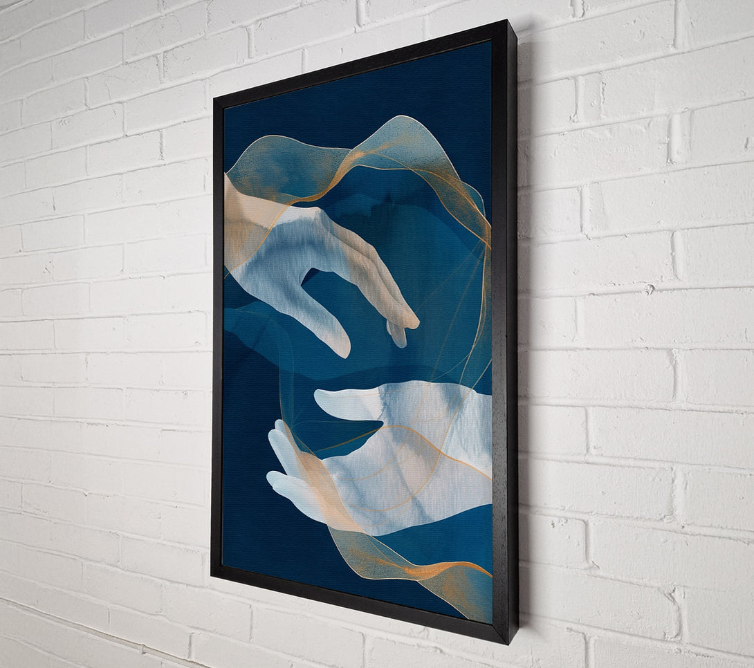  A Canvas Print of Helping Hands Canvas Print
