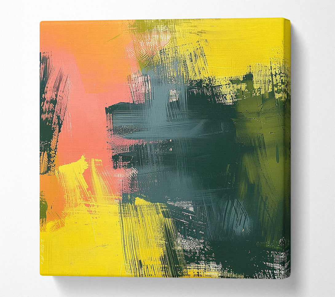  A Canvas Print of The Dance Of Colors Canvas Art