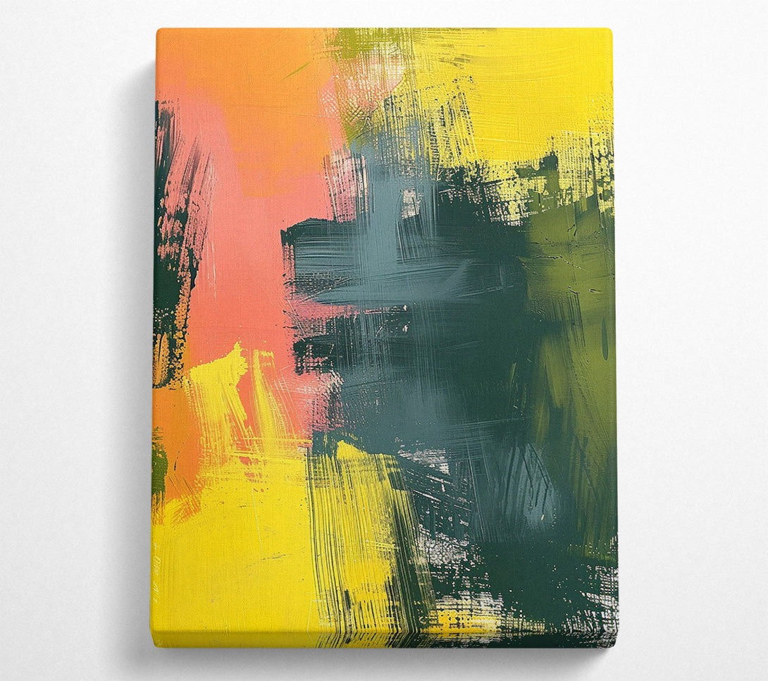  A Canvas Print of The Dance Of Colors Canvas Art