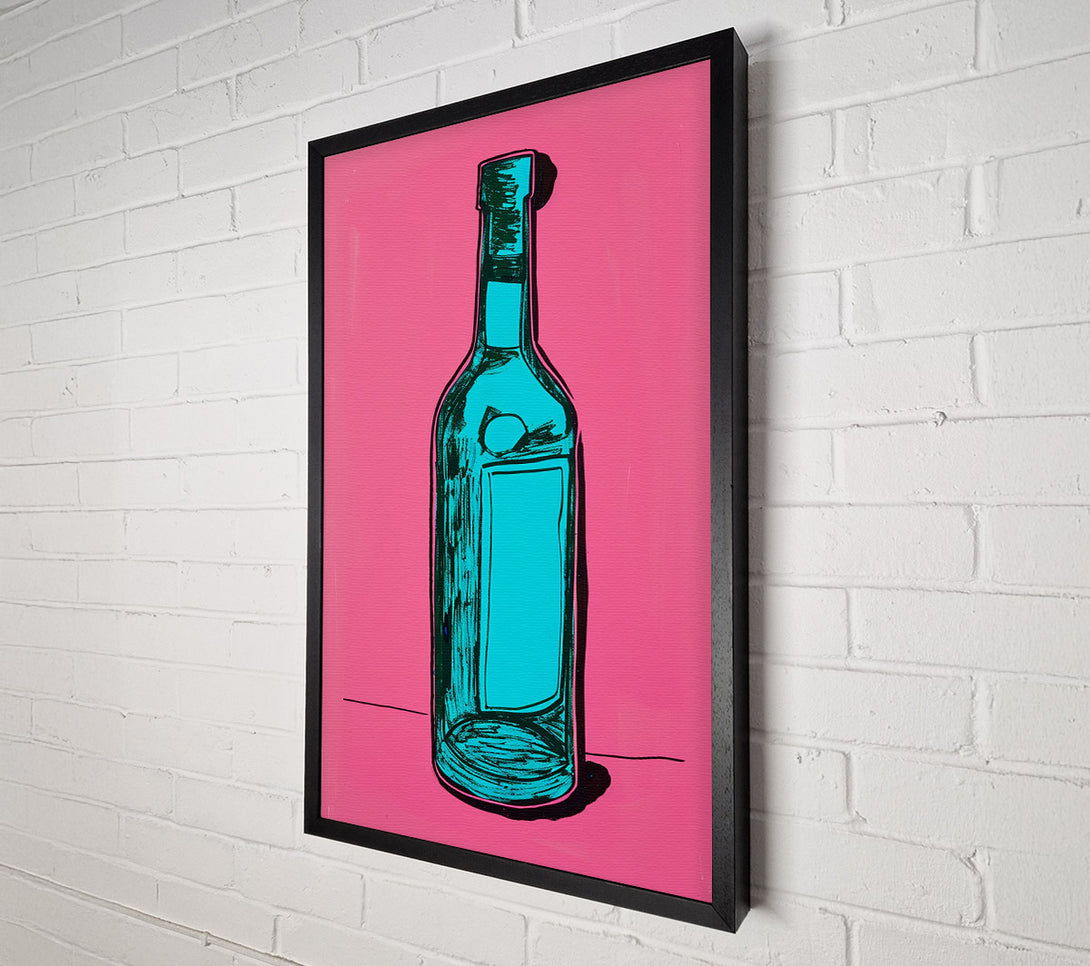  A Canvas Print of The Blue Bottle Canvas Print