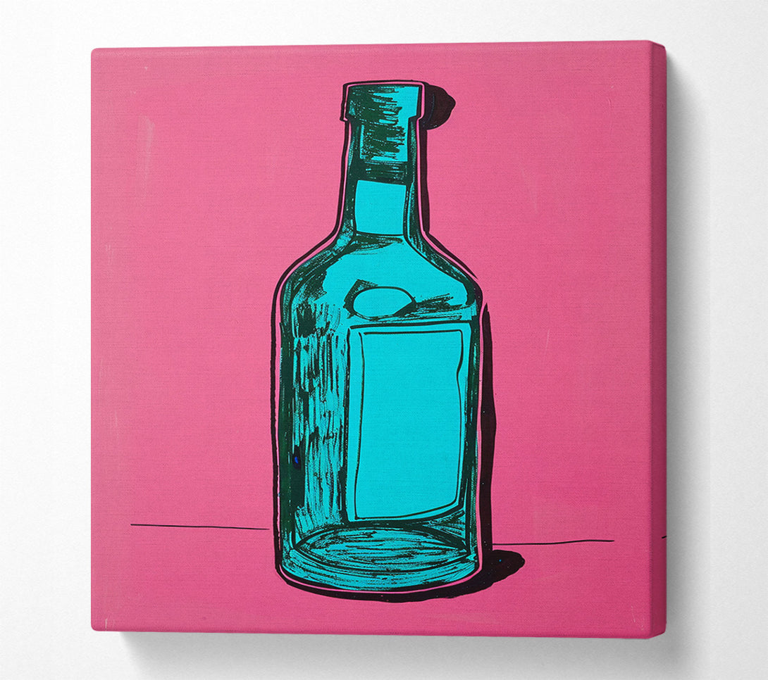  A Canvas Print of The Blue Bottle Canvas Print