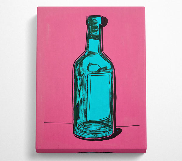  A Canvas Print of The Blue Bottle Canvas Print