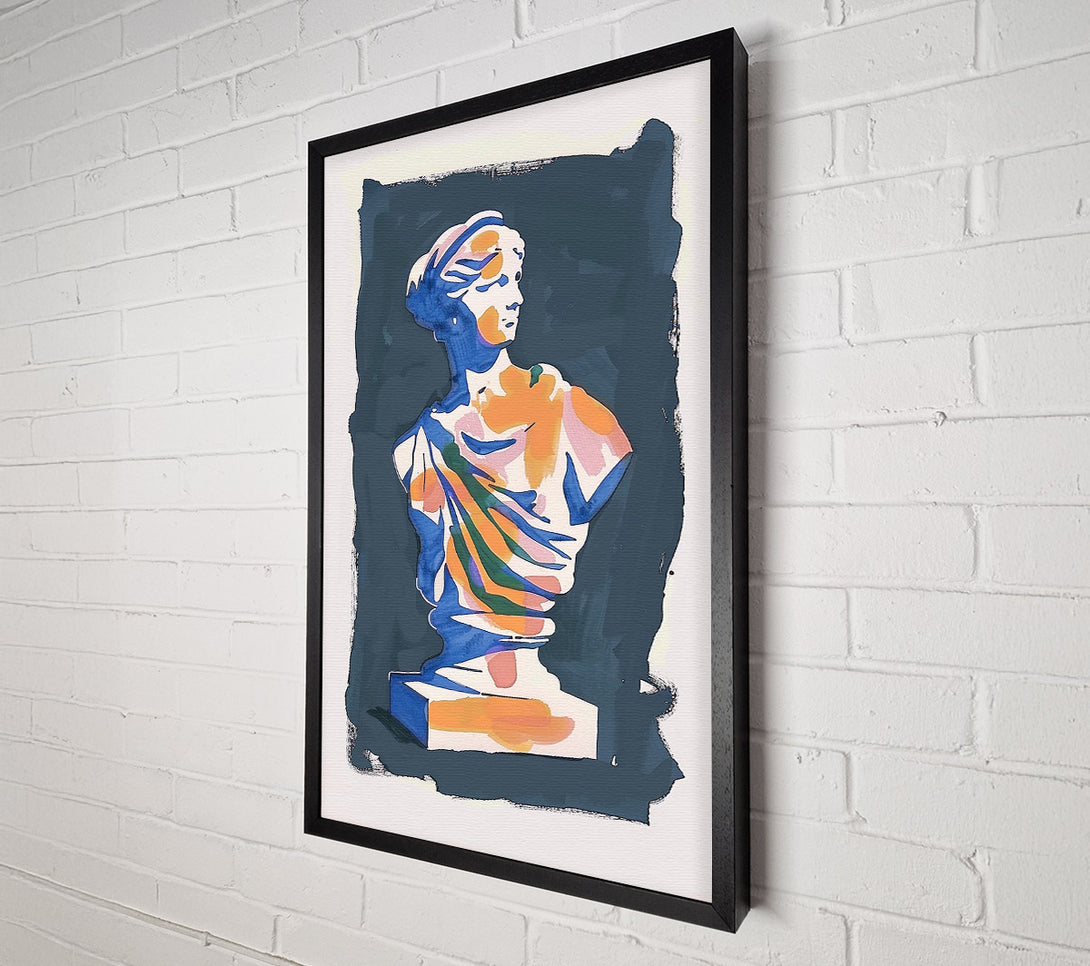  A Canvas Print of Statue Of A Woman Canvas Print