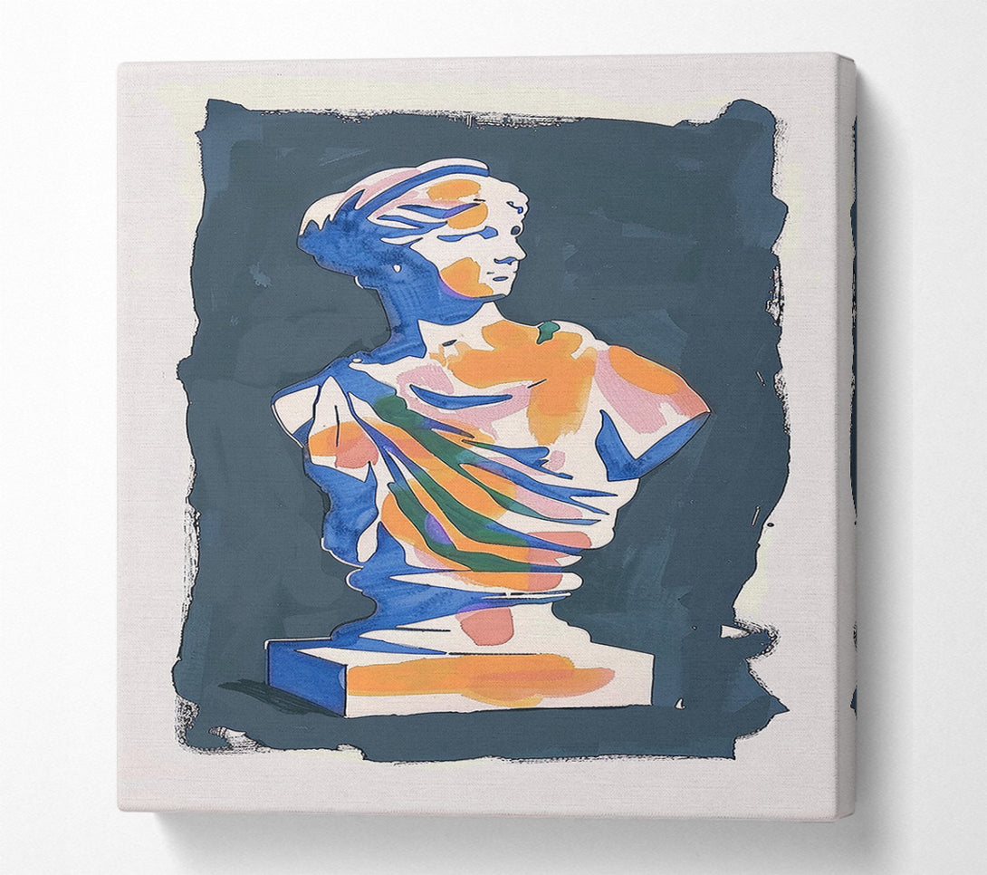  A Canvas Print of Statue Of A Woman Canvas Print