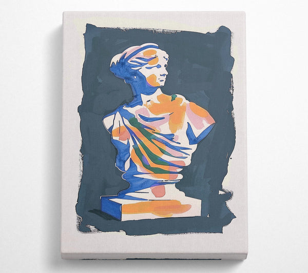  A Canvas Print of Statue Of A Woman Canvas Print