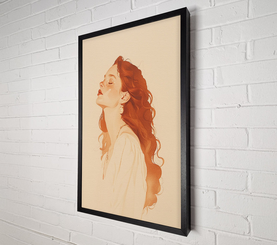  A Canvas Print of Sienna Serenade Canvas Print
