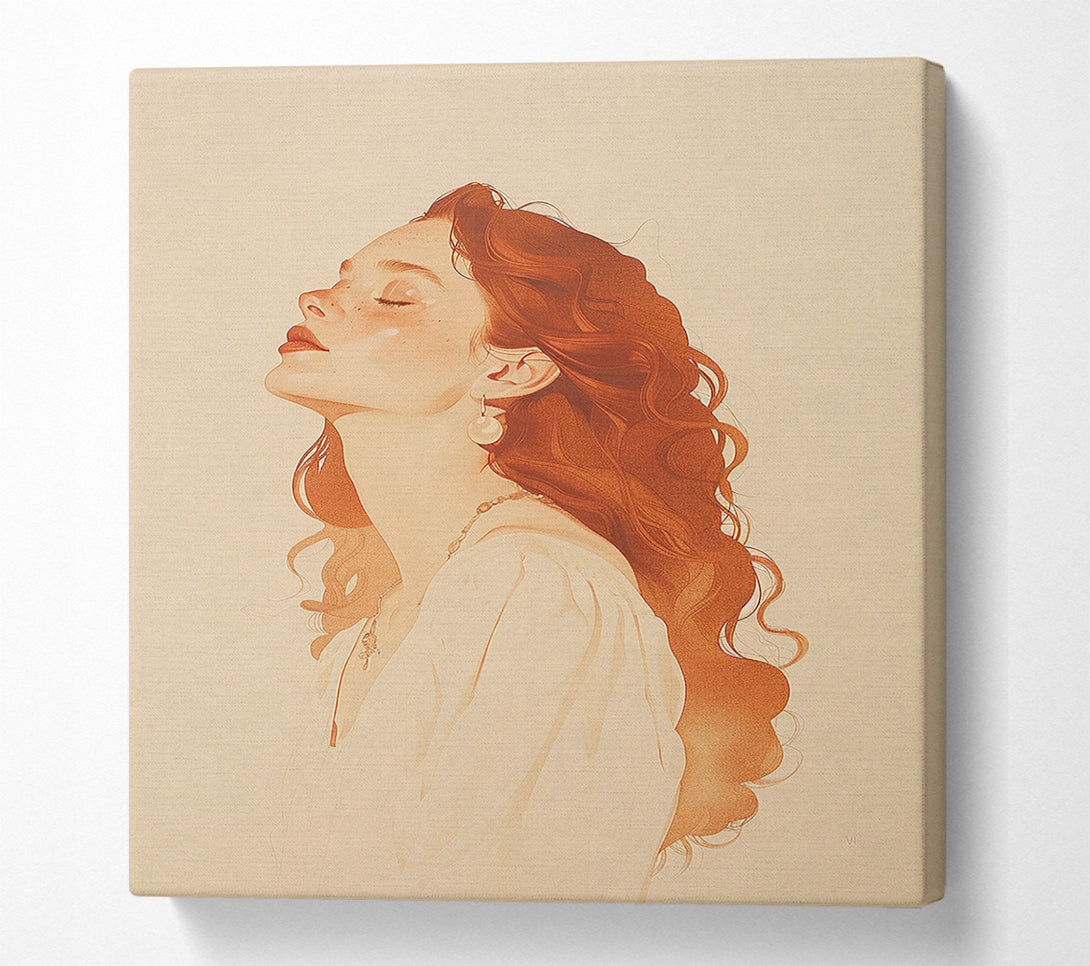  A Canvas Print of Sienna Serenade Canvas Print