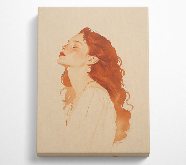  A Canvas Print of Sienna Serenade Canvas Print