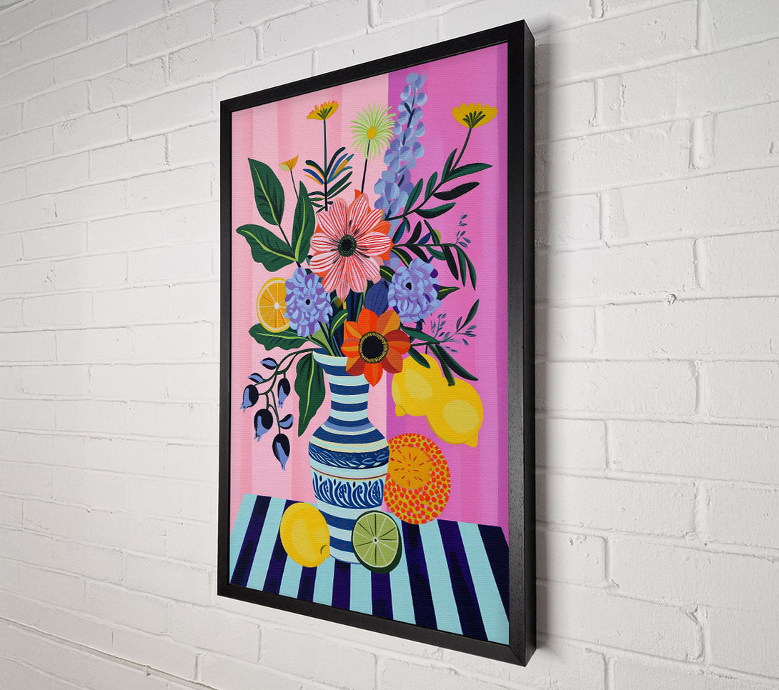  A Canvas Print of Citrus Burst Canvas Wall Art
