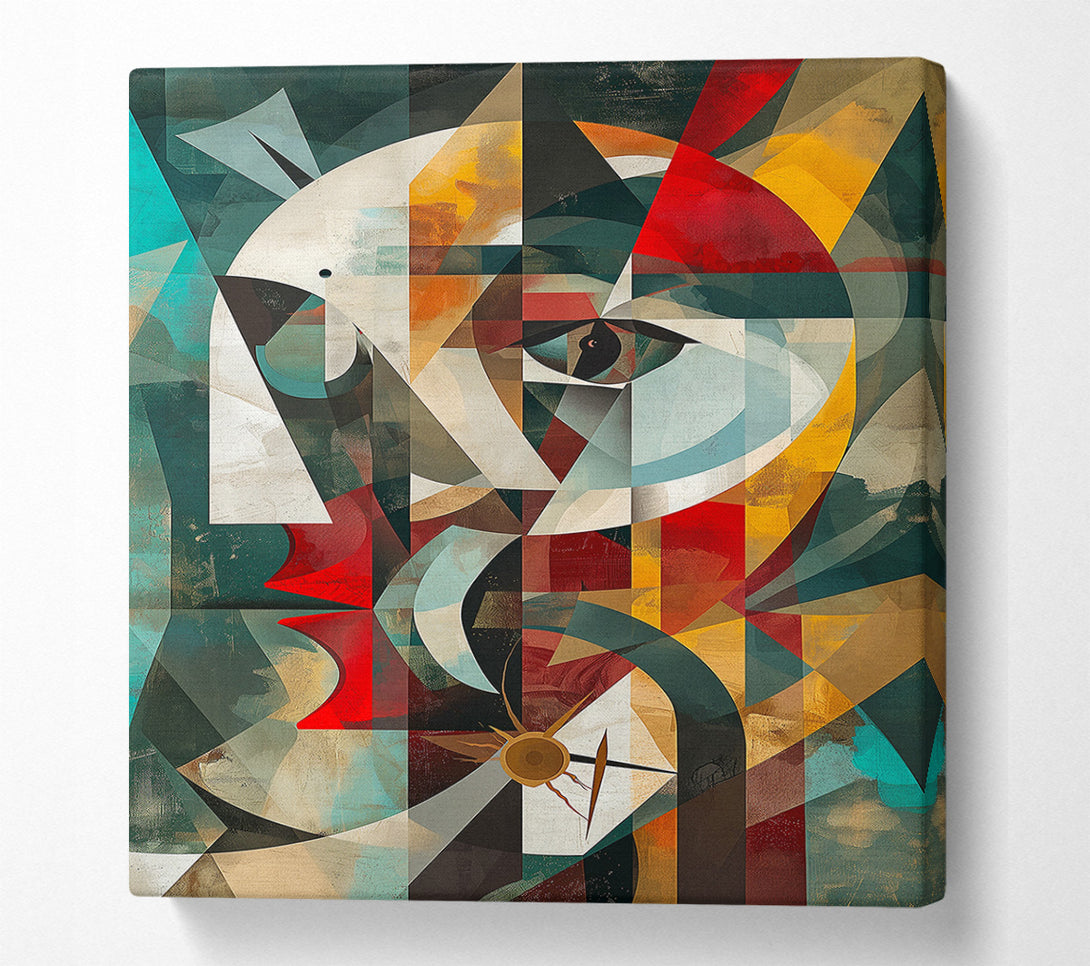  A Canvas Print of The Cubist'S Muse Canvas Print