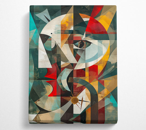  A Canvas Print of The Cubist'S Muse Canvas Print