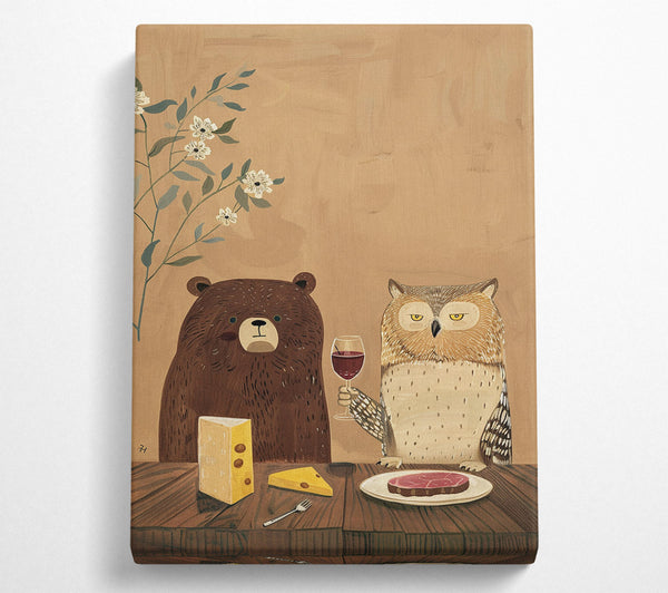  A Canvas Print of A Toast To Friendship Canvas Art