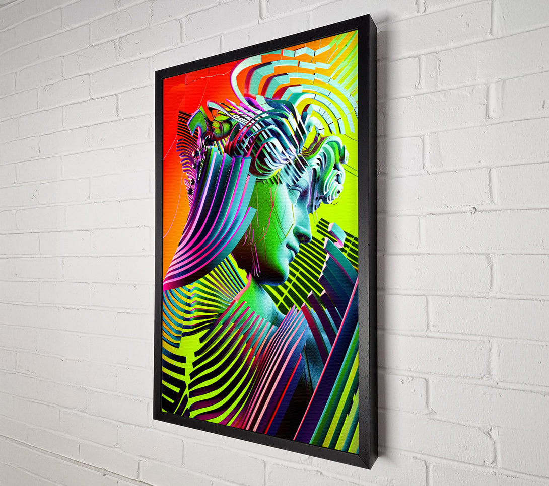  A Canvas Print of The Goddess Of Digital Dreams Canvas Art