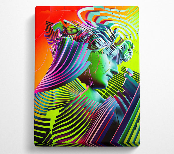  A Canvas Print of The Goddess Of Digital Dreams Canvas Art