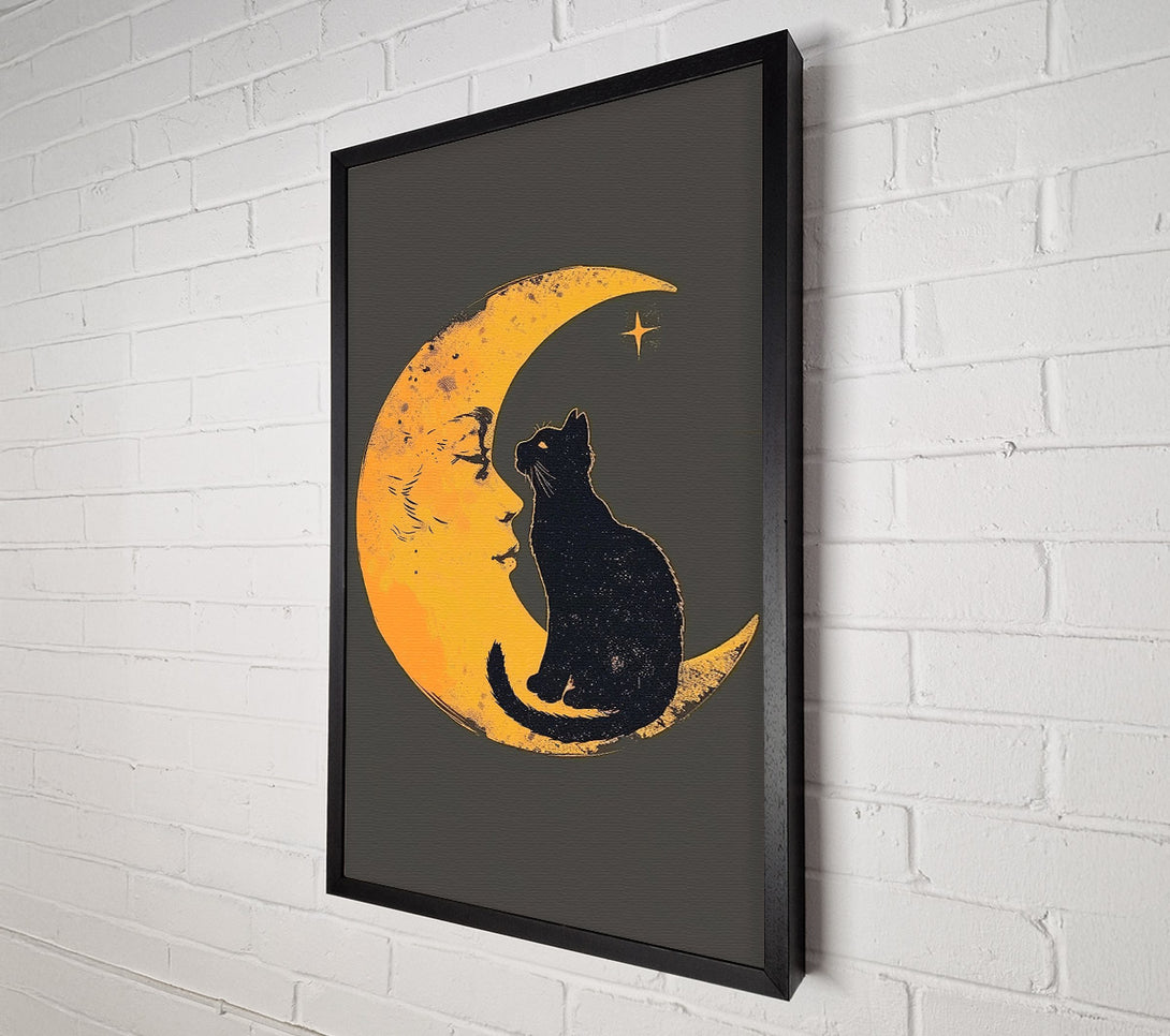  A Canvas Print of Luna And Her Kitten Canvas Art