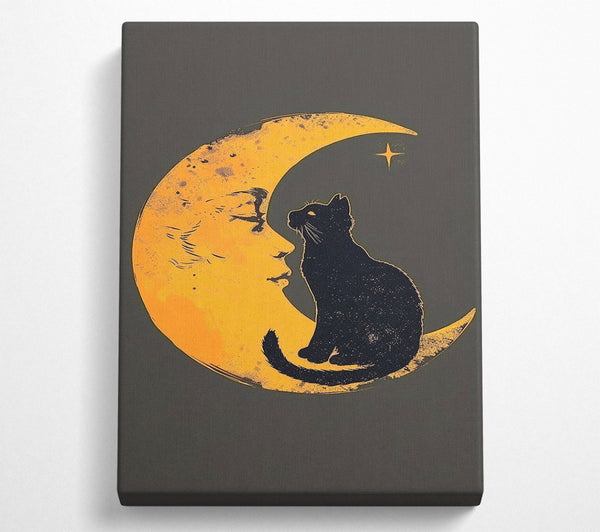  A Canvas Print of Luna And Her Kitten Canvas Art