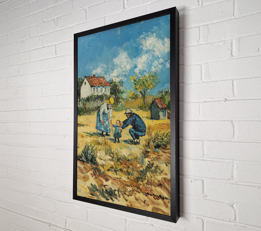  A Canvas Print of First Steps Canvas Print