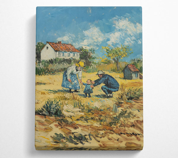  A Canvas Print of First Steps Canvas Print