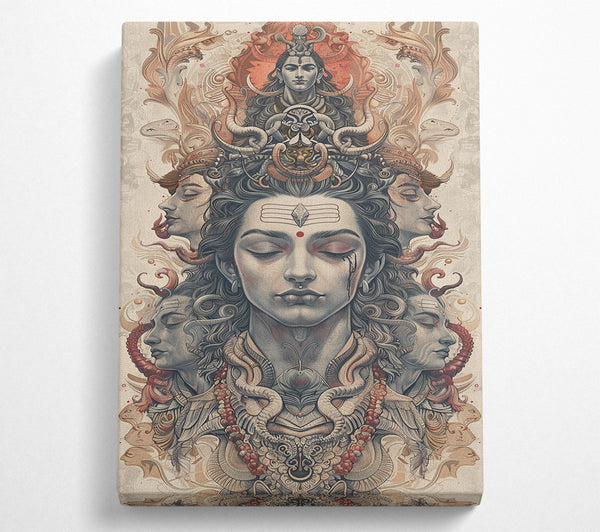  A Canvas Print of Shiva, The Destroyer Canvas Art