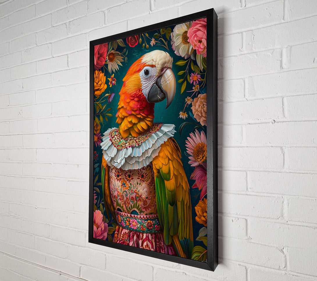  A Canvas Print of Polly The Parrot Canvas Wall Art