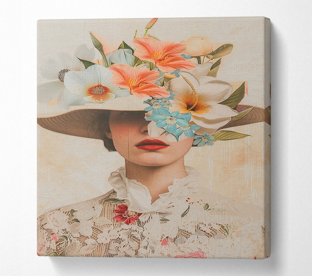  A Canvas Print of Flora'S Hat Canvas Wall Art
