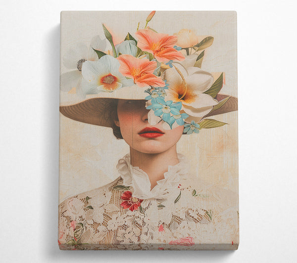  A Canvas Print of Flora'S Hat Canvas Wall Art