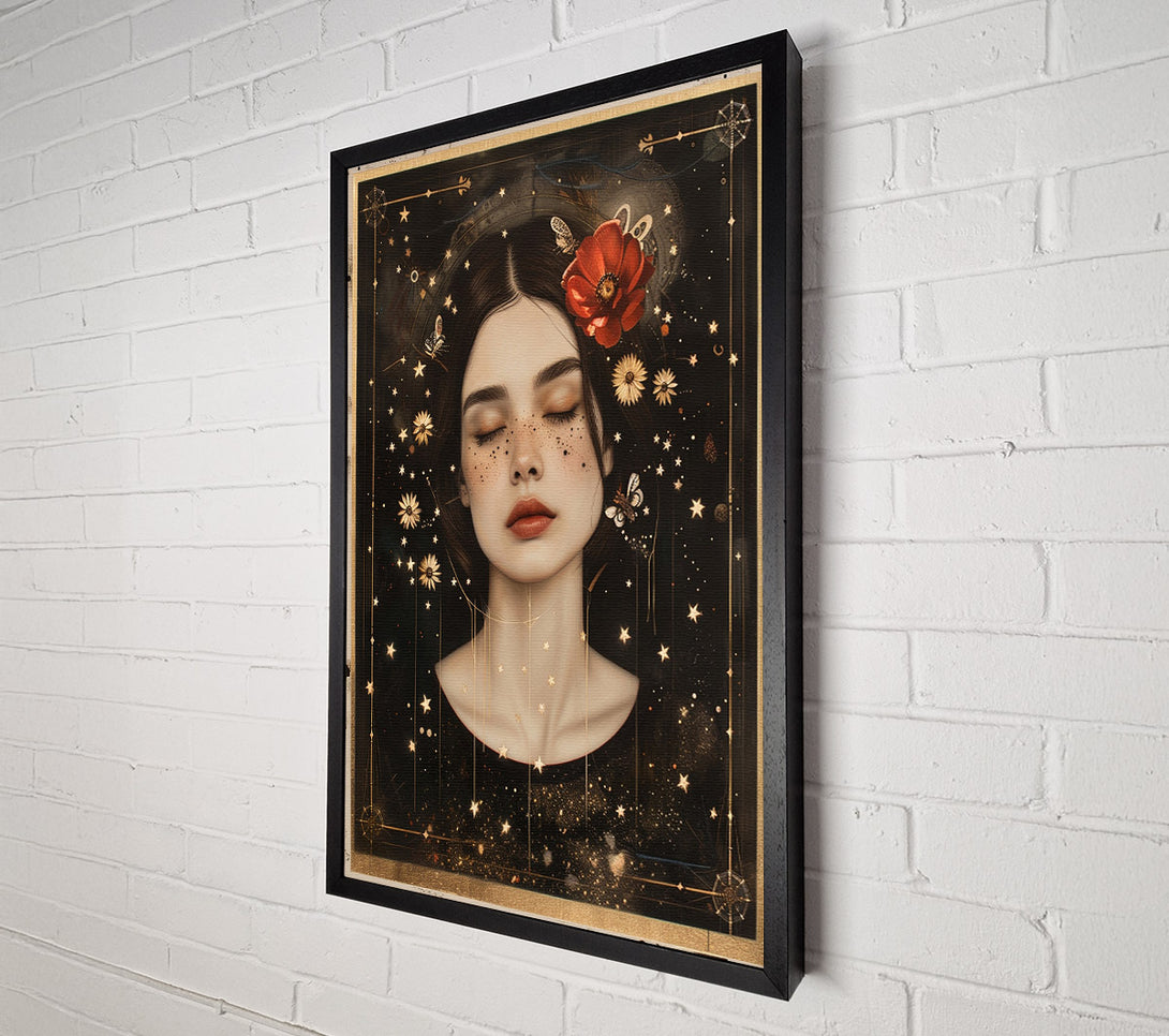  A Canvas Print of Dark Stars Beauty Canvas Wall Art
