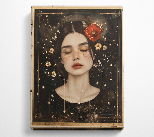  A Canvas Print of Dark Stars Beauty Canvas Wall Art