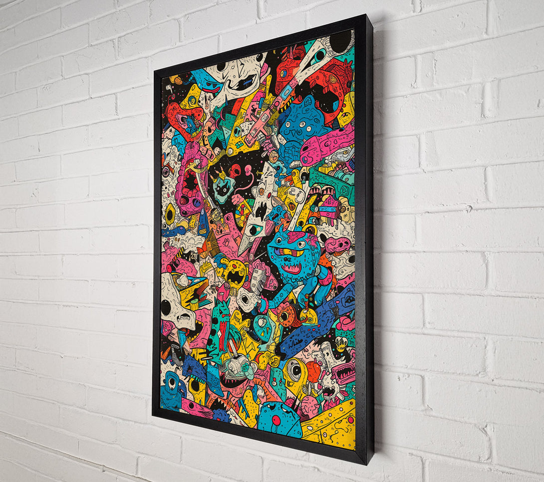  A Canvas Print of A Cosmic Menagerie Canvas Wall Art