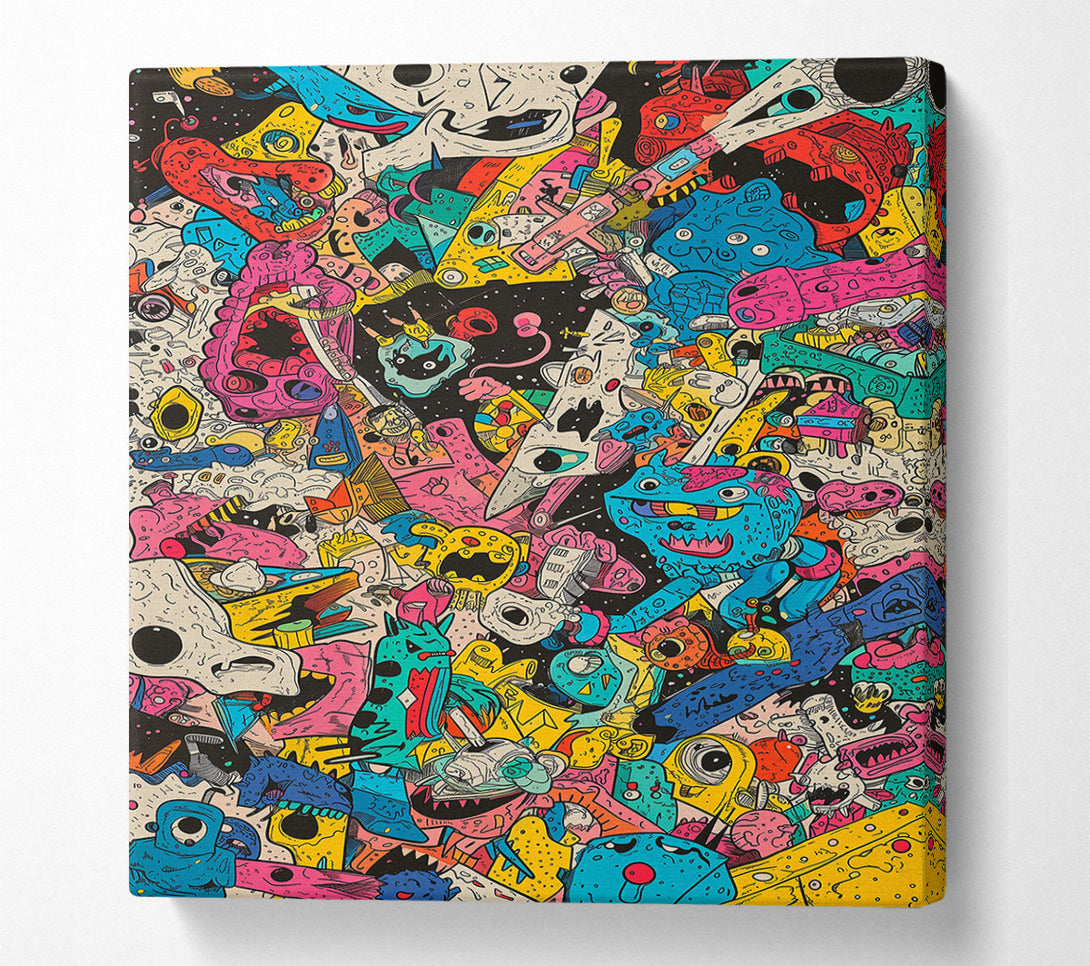  A Canvas Print of A Cosmic Menagerie Canvas Wall Art
