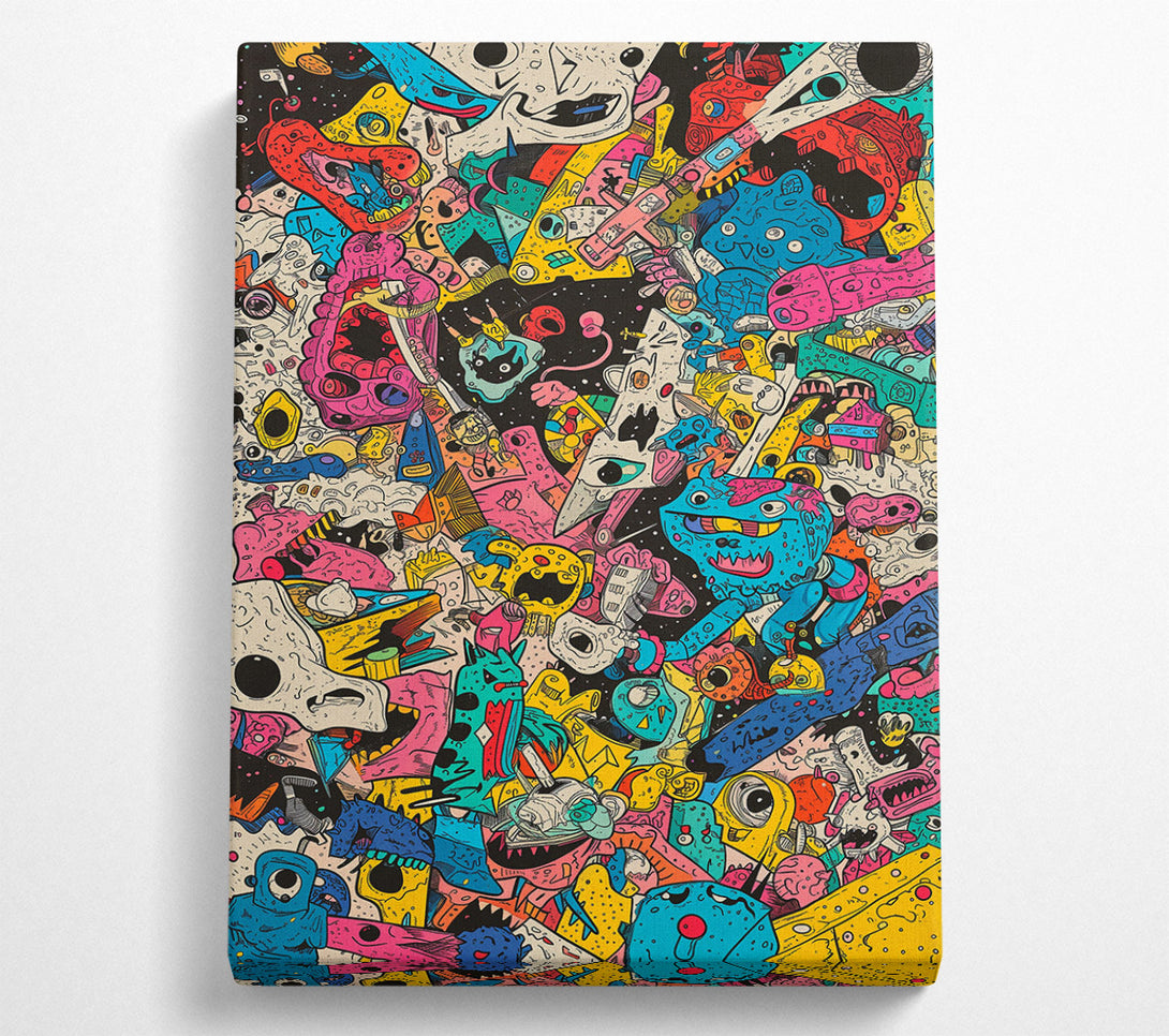  A Canvas Print of A Cosmic Menagerie Canvas Wall Art
