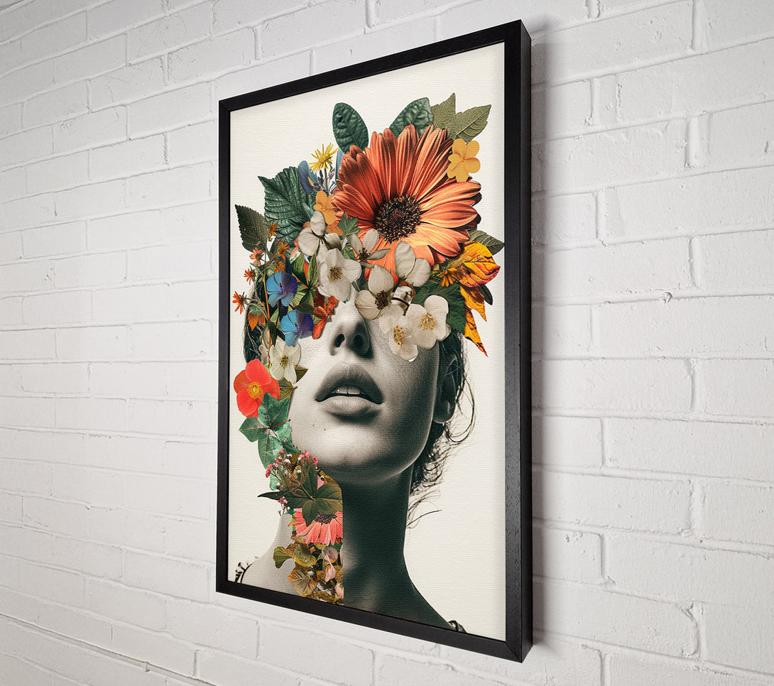  A Canvas Print of Flora Woman Canvas Wall Art