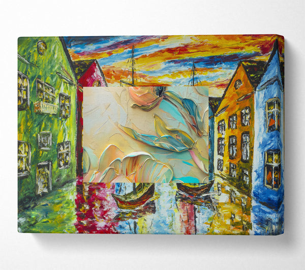  A Canvas Print of Blossoms In Spring Canvas Print