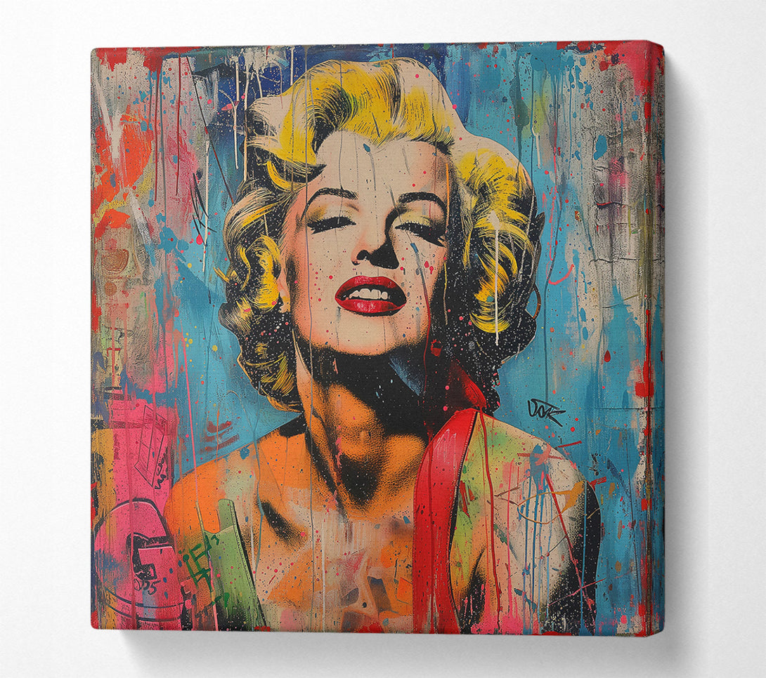  A Canvas Print of Marilyn Monroe Canvas Print