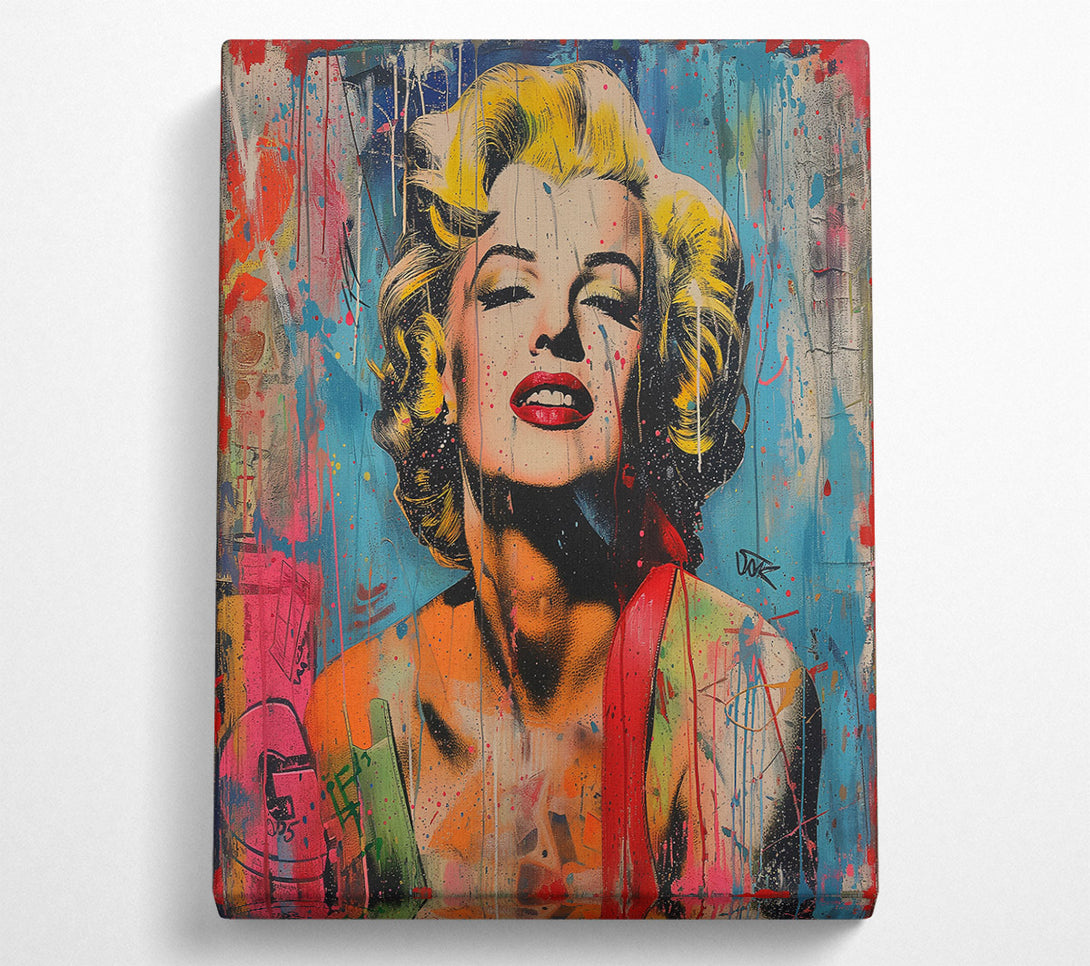  A Canvas Print of Marilyn Monroe Canvas Print