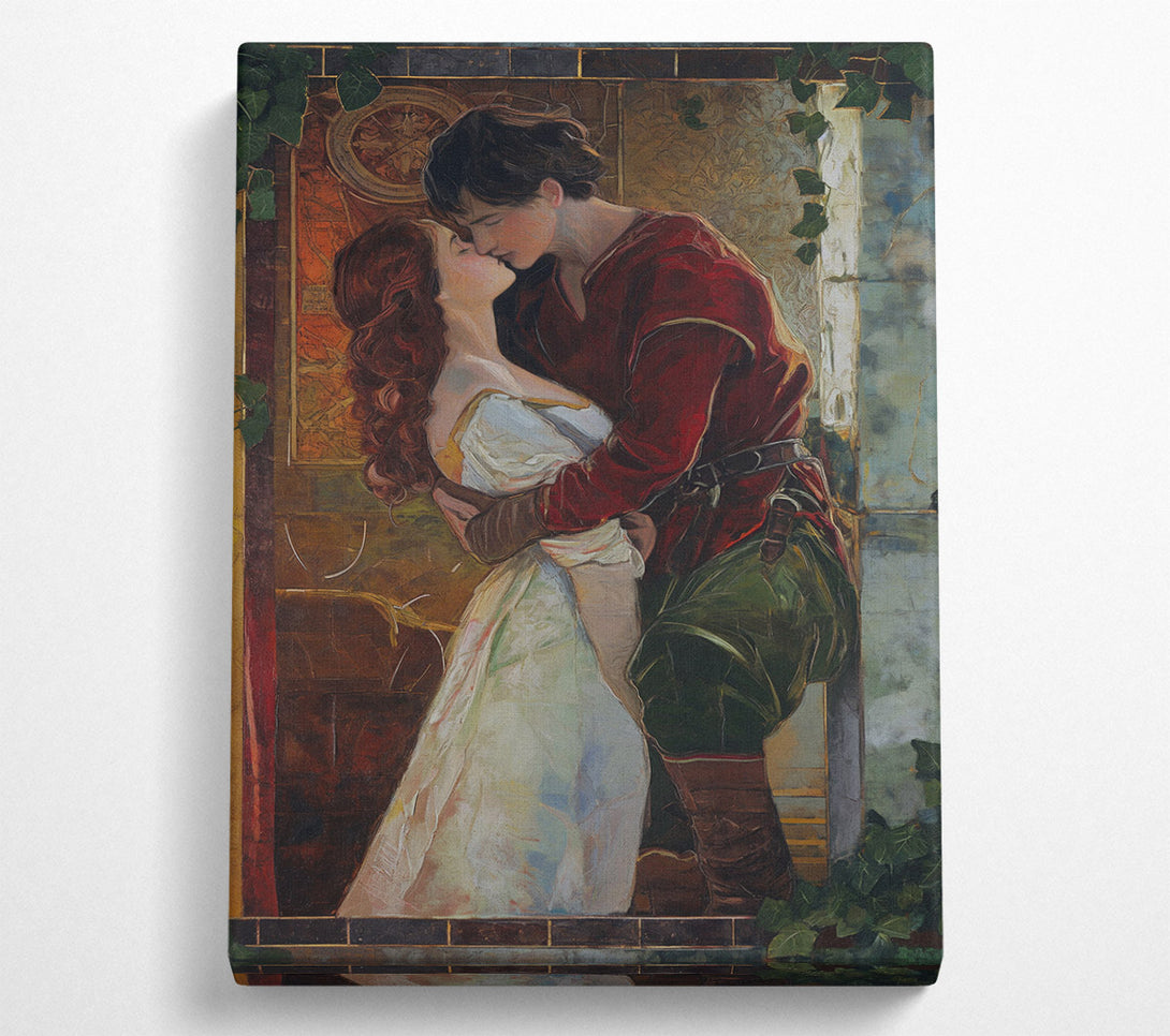  A Canvas Print of The Kiss Canvas Wall Art