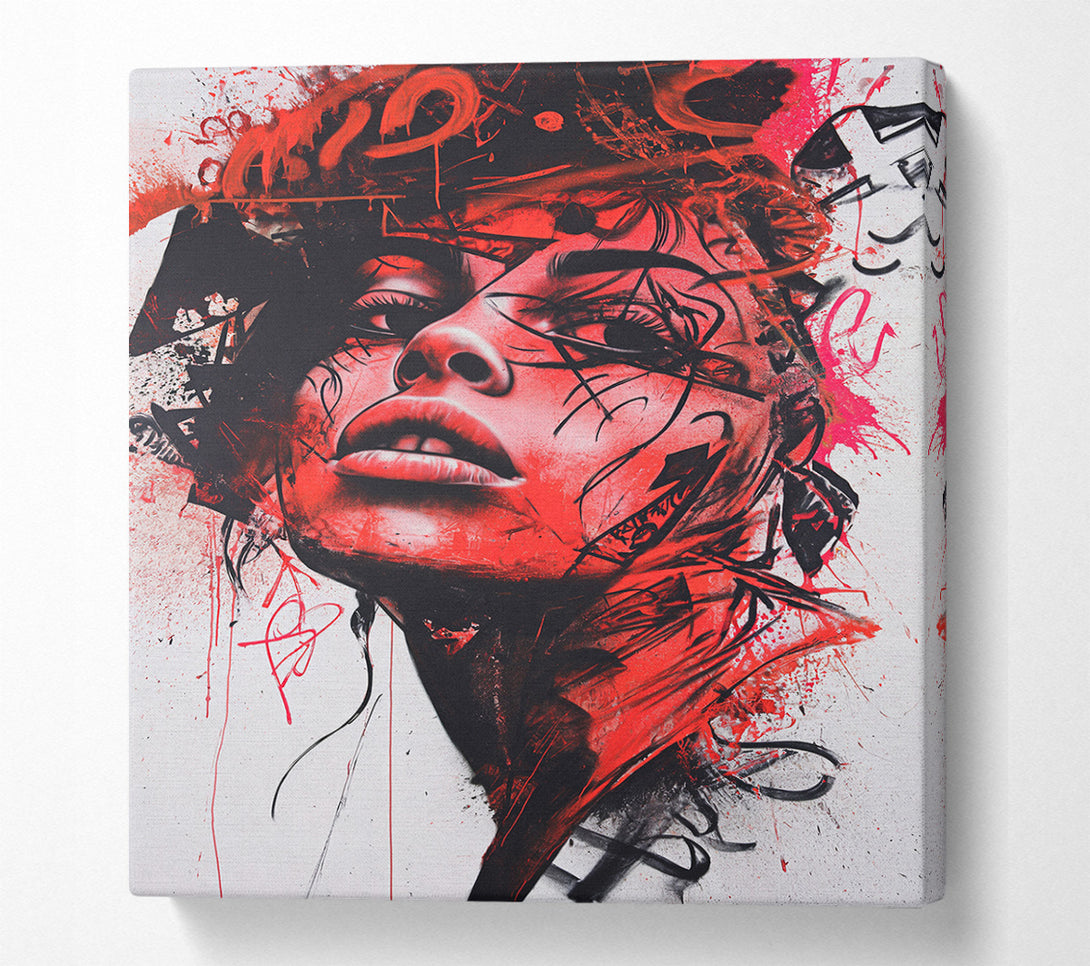  A Canvas Print of Crimson Queen Canvas Print
