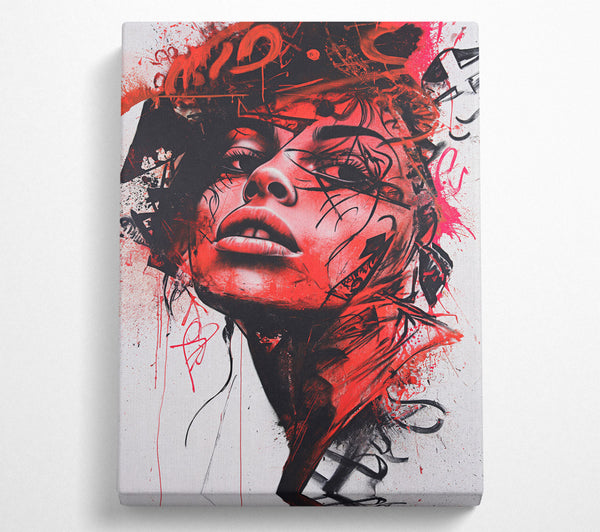  A Canvas Print of Crimson Queen Canvas Print