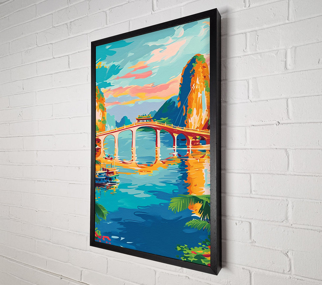  A Canvas Print of Tranquil Waters Canvas Wall Art