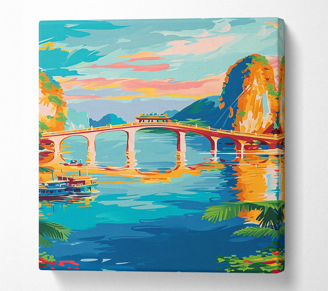  A Canvas Print of Tranquil Waters Canvas Wall Art