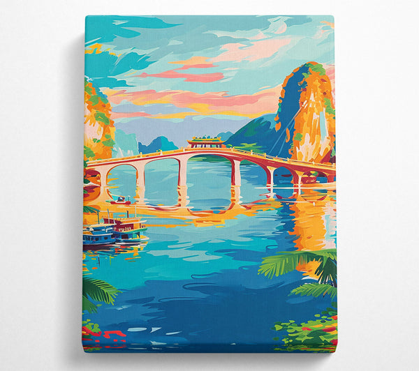  A Canvas Print of Tranquil Waters Canvas Wall Art