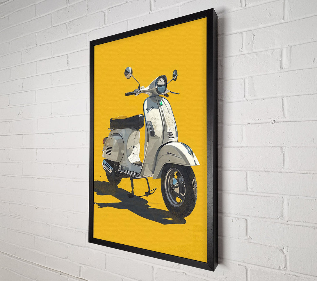  A Canvas Print of Vintage Vespa Canvas Art