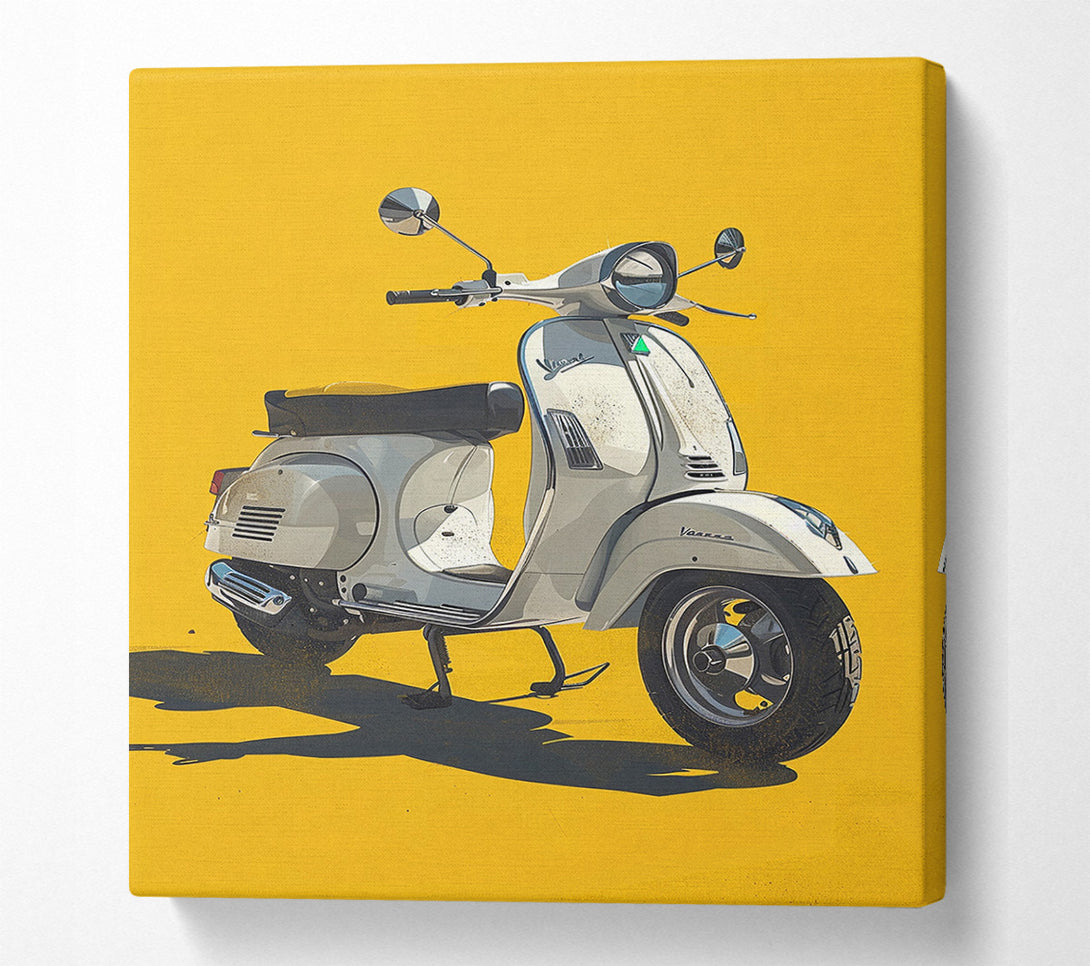  A Canvas Print of Vintage Vespa Canvas Art
