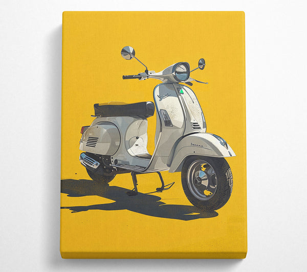  A Canvas Print of Vintage Vespa Canvas Art