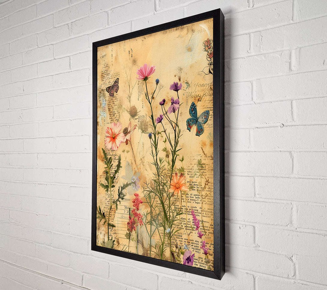  A Canvas Print of Vintage Botanical Canvas Print
