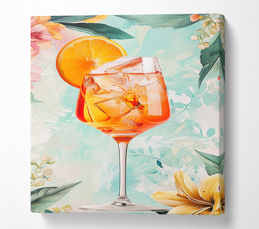  A Canvas Print of Citrus Grove Spritz Canvas Wall Art